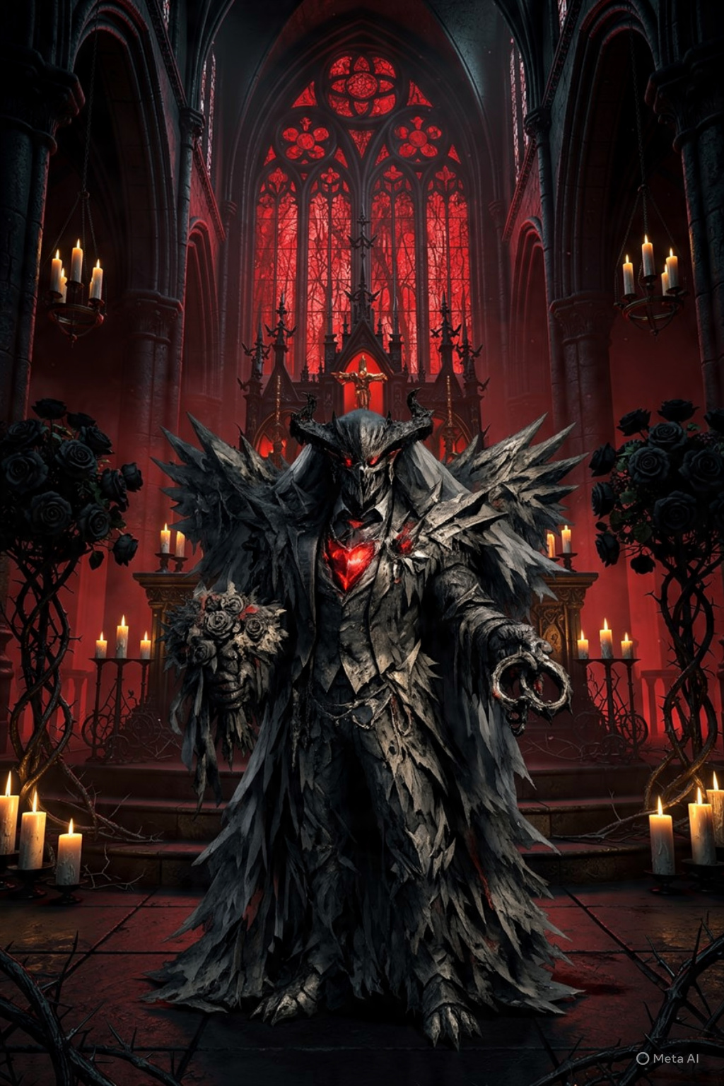 Dark brutal groom artwork